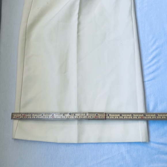 OAK + FORT Elegant White Wide-Leg Pants - Picture 15 of 16